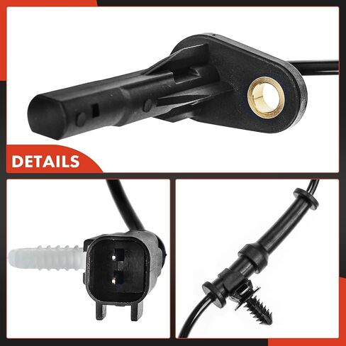 A-Premium ABS Wheel Speed Sensor Compatible with Chevrolet & GMC Models - Colorado/Canyon 2015-2019, Pickup - Rear Right Passenger Side, Replace# 23233799 in Saudi Arabia