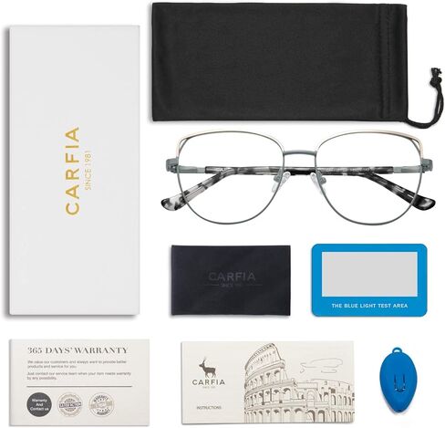 CARFIA Cateye Womens Blue Light Blocking Glasses CA6205 in Kuwait