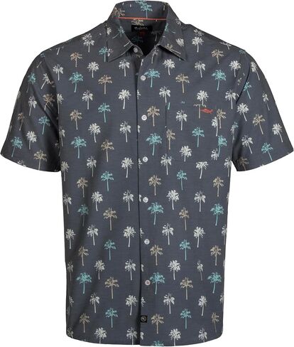 Salt Life Men's Palm Solo Woven Short Sleeve Performance Tee in Saudi Arabia