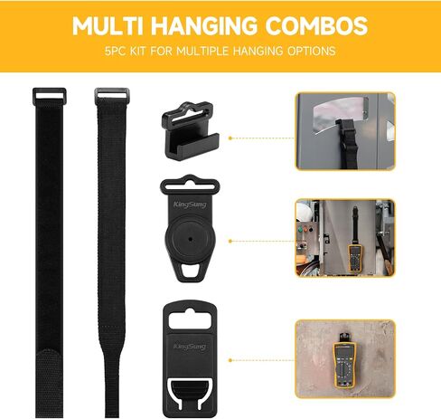 Magnet Hanging Strap for Replacement Fluke Multimeter, with Snap Adapter and Clip Strap, Durable Strong Magnet Hanging Loop Kit in Saudi Arabia