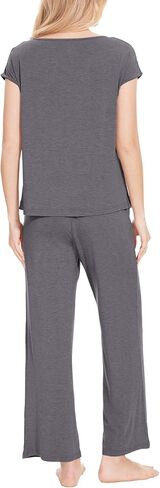 GYS Bamboo Viscose Pajamas for Women Set Soft Short Sleeve V Neck Pjs Set in Saudi Arabia