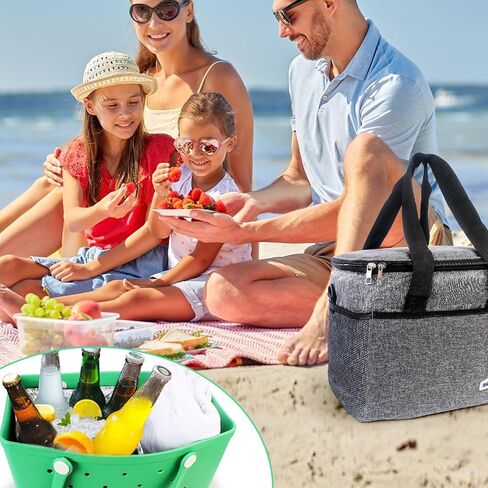 نصف إدراج برودة لحقيبة بوج في الهواء الطلق، برودة مدمجة لملحقات حقيبة بوج، معزولة ومانعة للتسرب حقيبة تبريد النبيذ والكولا للتخييم في الهواء الطلق السفر نزهة الشاطئ in Kuwait