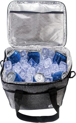 نصف إدراج برودة لحقيبة بوج في الهواء الطلق، برودة مدمجة لملحقات حقيبة بوج، معزولة ومانعة للتسرب حقيبة تبريد النبيذ والكولا للتخييم في الهواء الطلق السفر نزهة الشاطئ in Kuwait