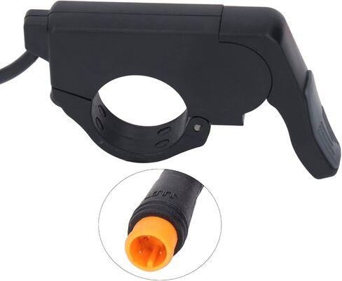 VBESTLIFE 12v to 72v Electric Scooter Thumb Throttle, Thumb Throttle Accelerator with Waterproof Connector for Electric Bike Modification in Saudi Arabia