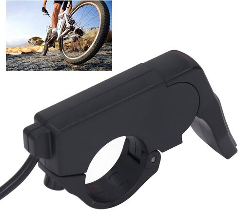 VBESTLIFE 12v to 72v Electric Scooter Thumb Throttle, Thumb Throttle Accelerator with Waterproof Connector for Electric Bike Modification in Saudi Arabia