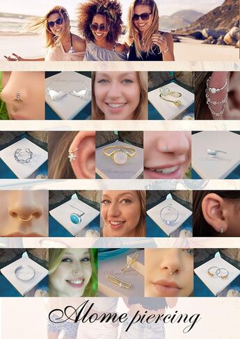 حلقة الحاجز - حلقة حاجز صغيرة باللون الفيروزي مقاس 22 - حلقة حاجز مطرزة بالذهب عيار 14 قيراط - طوق الحاجز in Kuwait