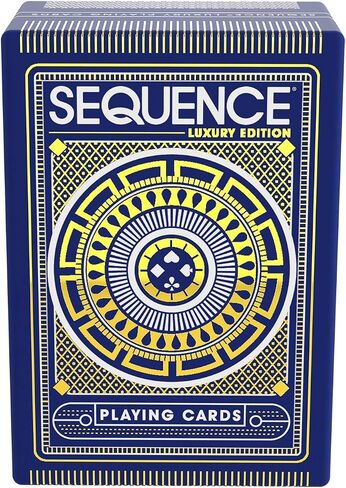 إصدار Sequence Luxury - مجموعة مذهلة مع سجادة ألعاب فاخرة ومبطنة ومسطحة دوارة - حصريًا من Amazon من Goliath، أزرق، 2-12 لاعبًا in Saudi Arabia