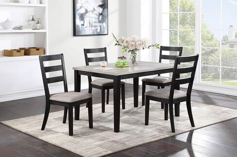 Dining Table-and-Chair-Sets, Black in Saudi Arabia
