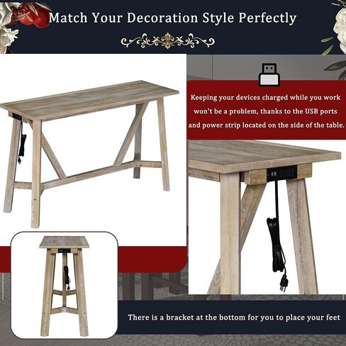 Chair Table Sets, Natural Wood Wash in Saudi Arabia