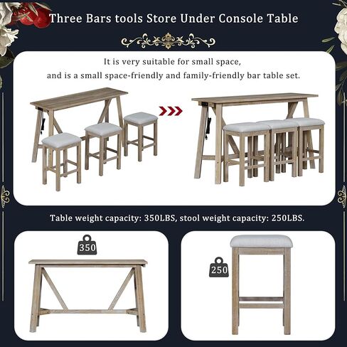 Chair Table Sets, Natural Wood Wash in Saudi Arabia