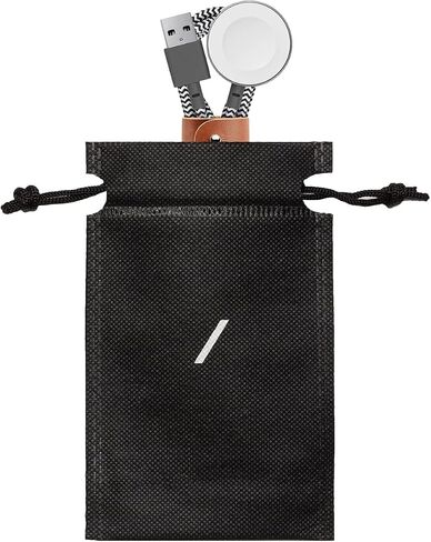 كابل ساعة Native Union Belt - كابل شحن USB متين مقوى بطول 4 أقدام [معتمد من MFi] متوافق مع كابل شحن ساعة Apple مع حزام جلدي (كوزموس) - تغليف مسؤول in Saudi Arabia