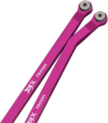 مجموعة وصلات هيكل من الألومنيوم عالية التخليص للسيارة المحورية SCX24 Jeep JT Gladiator 1/24 RC الزاحفة (وردي) in Kuwait