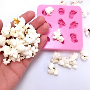 Popcorn Silicone Mold 9 cavities Wax mold Resin mold Soap mold Realistic cinnamon Flexible mold NC046