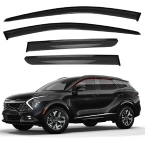 ZONFANT Window Rain Guards, Side Window Deflectors, Sun Visor Rain Vent Window Guards (4 Pcs) Compatible with Honda Vehicle 2022-2023 Civic