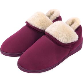 VONMAY House Slippers for Women Cozy Plush Fleece Bootie Memory Foam House Shoes Boots with Nonslip Sole
