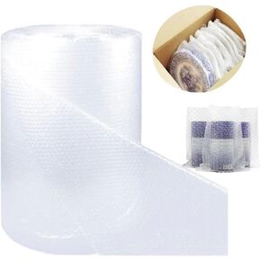 10 inch x 30ft Bubble Packing Wrap Roll Moving Supplies, Small Bubble Cushioning Protective Roll for Moving Shipping Packaging