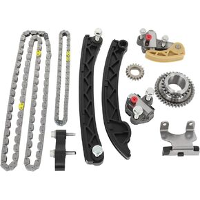 cciyu TK348 Engine Timing Chain Kit Sets for Buick Regal for Cadillac ATS CTS for Chevrolet Colorado Malibu Limited Impala Malibu for GMC Acadia Canyon 2.0L 2.5L