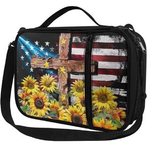 Jiquruby Psalm Floral Print Covers for Women with Shoulder Strap Large Bible Bag with Handle Carrying Book Case Girls Bible Case Teens Bible Tote Bag Zipper Bible Cover