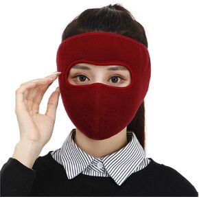 Fleece Face Mask for Winter,Fleece Ski Mask Cycling Full Cover Face Mask Cold Weather Warm Mask Outdoor Windproof Mask