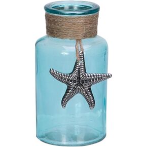 Beachcombers 03386 Small Bottle with Pewter Starfish, Blue in Kuwait