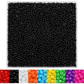 IOOLEEM 10000+pcs 3mm Glass Seed Beads Kit for Jewelry Making and Bracelets