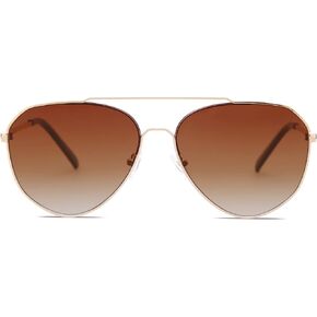 SOJOS Oversized Classic Aviator Sunglasses for Men Women Mirrored Flat Lens SJ1083