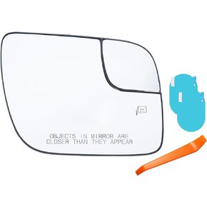 EAP Passenger Side Mirror Glass Replacement Compatible with Ford Explorer 2011-2019, Heated Without Auto Dimming, BB5Z-17K707-U, BB5Z-17K707-T, BB5Z-17K707-V