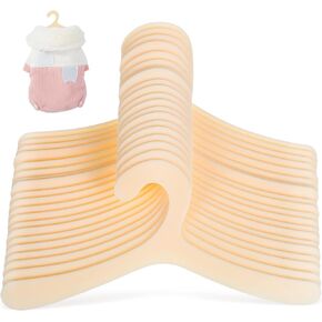 40pcs Pet Apparel Hangers- Dog Clothes Hangers for Small Dog Clothes Hanging, Plastic Pet Drying Rack for Dog Cat Pet Toddler Small Coat Hanger