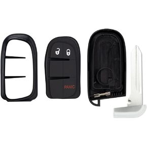 StandardAutoPart Replacement Keyless Entry Smart Key fob Compatible with Ram 1500 2500 Cherokee 2013 2014 2015 2016 2017 2018 2019 2020 2021 GQ4-54T (Shell Case) (3 Button)