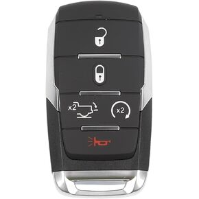 Dasbecan Key Fob Replacement Compatible with 2019-2022 Dodge Ram 1500 Smart Car Keyless Entry Remote Control Remote Start 68442907 68291689 OHT-4882056 4 Buttons