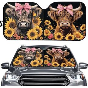 Dog Auto Sunshade Windshield Sun Shade for Car Funny Sun Heat and UV Rays Blocker Sun Visor Protector Universal Vehicle Interior Accessories