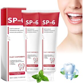 Sp-6 Ultra Whitening, Sp 6 Toothpaste, Ultra Whitening Toothpaste Sp - 6, Probiotic Brightening Toothpaste, Deep Cleaning Care Toothpaste