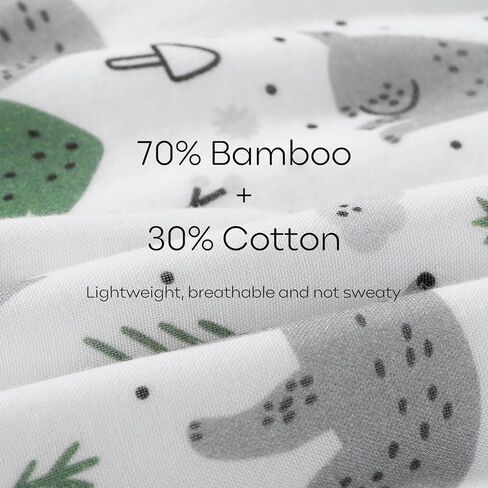 Yoofoss Muslin Toddler Sleep Sack 6-18 Months with Feet 0.5 TOG Soft Lightweight Baby Sleeping Bag with Legs for Walkers 2-Way Zipper Wearable Blanket in Saudi Arabia