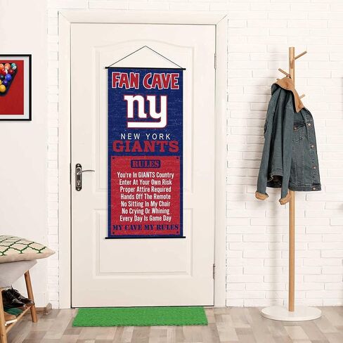 New York Giants Man Cave Fan Banner Wall Door Scroll in Saudi Arabia