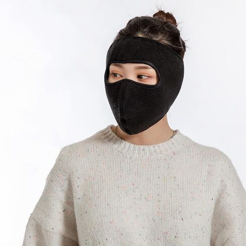 Fleece Face Mask for Winter,Fleece Ski Mask Cycling Full Cover Face Mask Cold Weather Warm Mask Outdoor Windproof Mask in Saudi Arabia