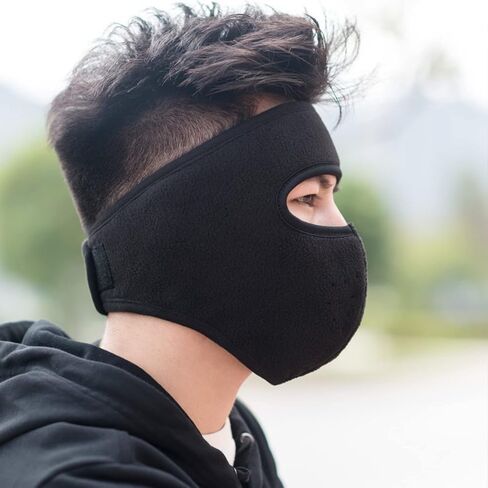 Fleece Face Mask for Winter,Fleece Ski Mask Cycling Full Cover Face Mask Cold Weather Warm Mask Outdoor Windproof Mask in Saudi Arabia