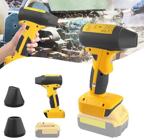 4 Gear Jet Fan منفاخ جاف صغير لـ Dewalt 20V بطارية ليثيوم أيون، URUN 130000PRM منفضة هواء مضغوط سوبر ميني جت مروحة لديوالت للوحة مفاتيح السيارة بالكمبيوتر (بدون بطارية) in Saudi Arabia