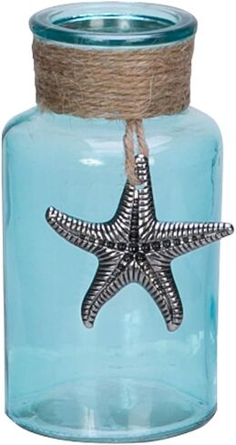Beachcombers 03386 Small Bottle with Pewter Starfish, Blue in Saudi Arabia