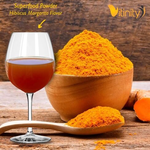 ASHWAGANDHA SUPERFOOD 20+ مكون رئيسي، مسحوق الكولاجين (مزيج متعدد) مع مستشعر مثبت سريريًا (أشواغاندا) للبالغين، توصيل سائل سريع المفعول (كمية تكفي لمدة 30 يومًا) in Kuwait