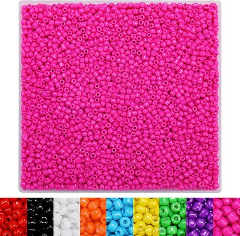 IOOLEEM 10000+pcs 3mm Glass Seed Beads Kit for Jewelry Making and Bracelets in Saudi Arabia