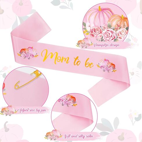 وشاح استحمام الطفل لعيد الأم من الحوت، وشاح وردي على شكل يقطين للأم لتكون وأب ليكون دبابيس كورسيج للحمل وشاح زهرة تذكارية لفصل الخريف لاستحمام الطفل وكشف الجنس عن صور الحفلات، مستلزمات الهدايا in Kuwait