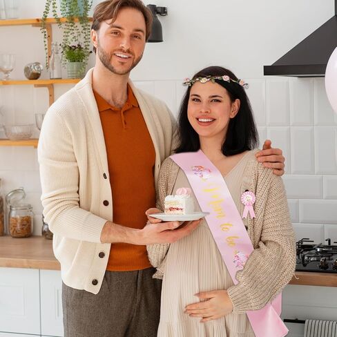 وشاح استحمام الطفل لعيد الأم من الحوت، وشاح وردي على شكل يقطين للأم لتكون وأب ليكون دبابيس كورسيج للحمل وشاح زهرة تذكارية لفصل الخريف لاستحمام الطفل وكشف الجنس عن صور الحفلات، مستلزمات الهدايا in Kuwait