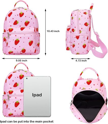 Cute mini pack bag backpack for grils children and adult (strawberry) in Saudi Arabia