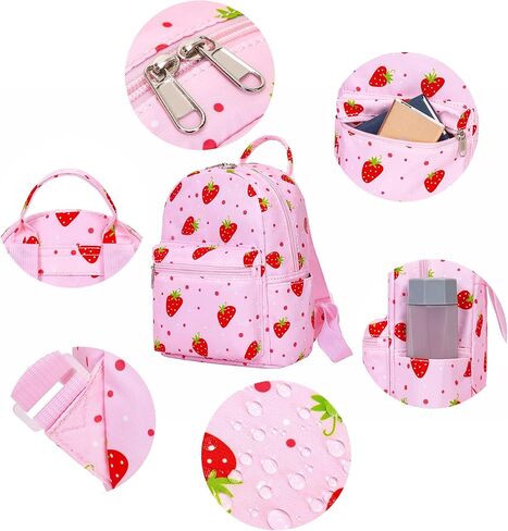 Cute mini pack bag backpack for grils children and adult (strawberry) in Saudi Arabia
