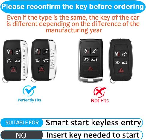 Sindeda for Land Rover Key Fob Cover with Keychain Soft Full Protection Key Shell Key Case Compatible with Land Rover LR4 Range Rover Sport Evoque Jaguar XF XJ XJL F-pace (Blue) in Saudi Arabia