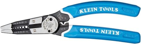 Klein Tools Wire Stripper/Cutter/Crimper and 6-Pocket Electrician Tool Pouch Bundle (8-18 AWG Solid, 10-20 AWG Stranded) in Kuwait