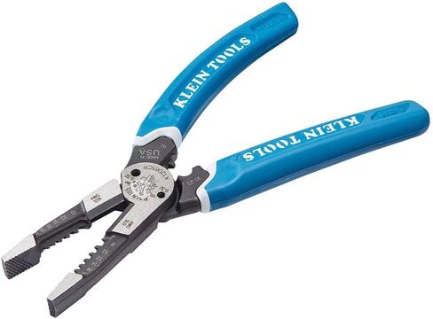 Klein Tools Wire Stripper/Cutter/Crimper and 6-Pocket Electrician Tool Pouch Bundle (8-18 AWG Solid, 10-20 AWG Stranded) in Kuwait