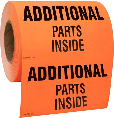 Kenco 3" X 5" Additional Parts Inside Shipping Label Stickers for Shipping and Packing - 500 Adhesive Labels Per Roll in Saudi Arabia