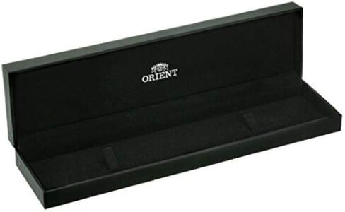 Orient Bambino Open Heart-Armbanduhr aus japanischem Edelstahl und Leder، ذهبي، العنوان الافتراضي، حزام in Kuwait