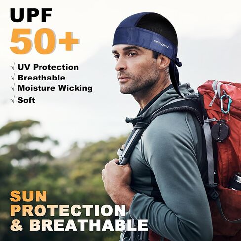 Do Rags Bandana Cap Men Women Sun Protection Quick Drying Cycling Cap Summer Hat in Saudi Arabia